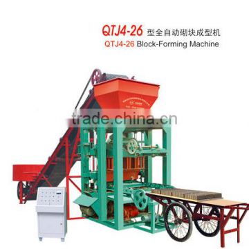 QT4-26A automatic brick machine Solid protable concrete hollow block