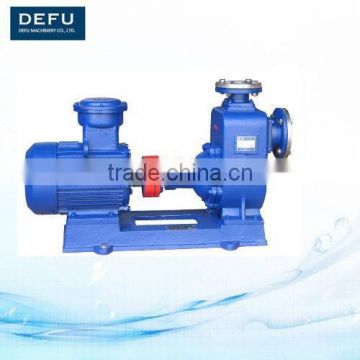 Self priming centrifugal oil pump