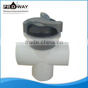 PROWAY 2" Three Way White Body SPA Parts Diverter Valve