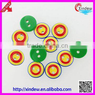 Plastic Fashion colorful 2-holes buttons