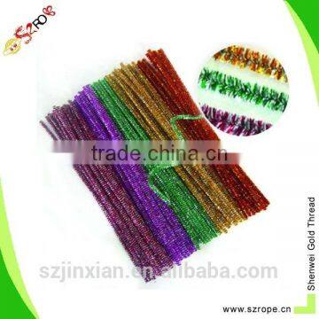 2016 colorful polyester pipe cleaner