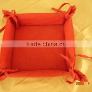 Christmas Cotton Fabric Heated Bread Basket photo-2