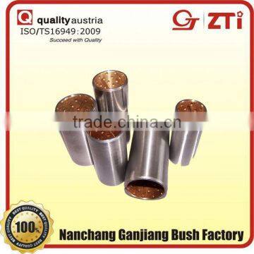 OEM customized oil grooved bimetal bushing