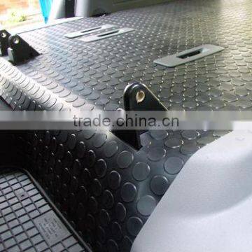 auto car truck rubber round stud coin pattern easy cleaning mat matting floor flooring pad