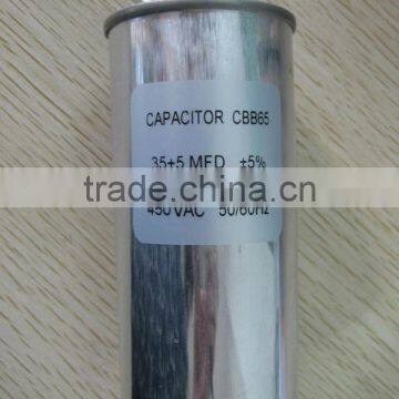 Air Conditioner Motor Run Capacitor CBB65 250V/370V/440V