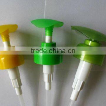 Plastic soap lotion pump with many sizes