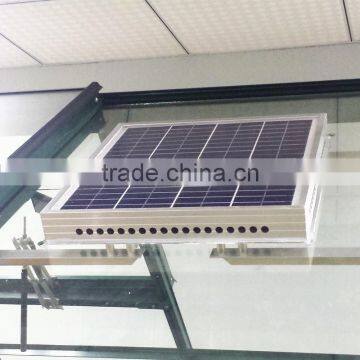 Eco-friendly greenhouse ventilation solar attic fan