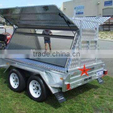 Tradesman trailer top box / Aluminum toolbox ASUN TRAILER