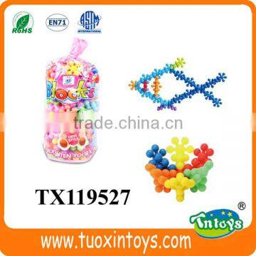 Plastic Snowflake DIY Building Blocks Toys New Creative Puzzle Toys for Kids photo-3