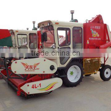 small soybean harvester