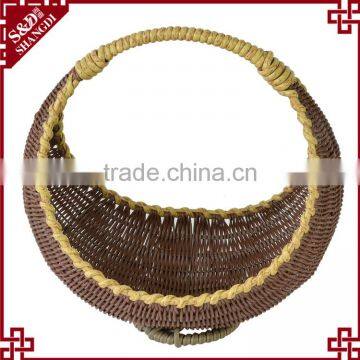 S.D Wholesale Poly woven rattan gift basket for storage