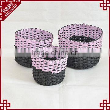 China Wholesale Hand Woven Cute Mini Decorative Gift Baskets photo-3
