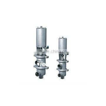 Sanitary pneumatic cutoff / reversal valve