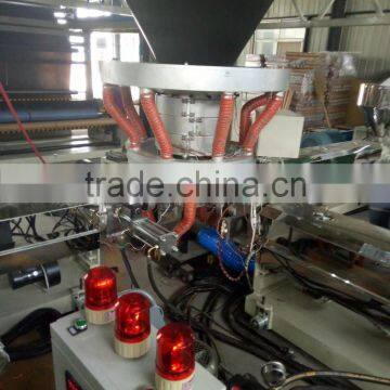 Blown film rotating die head