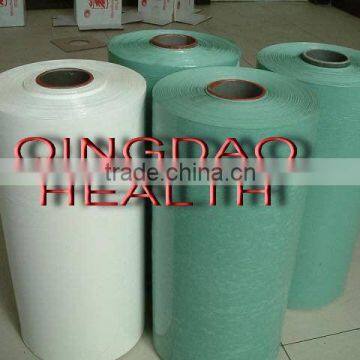 white and green silage wrap stretch film