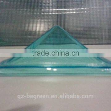 Polycarbonate PC Plastic Window Curtain Roof Fibeeglass Round&Pyramid Skylight photo-3
