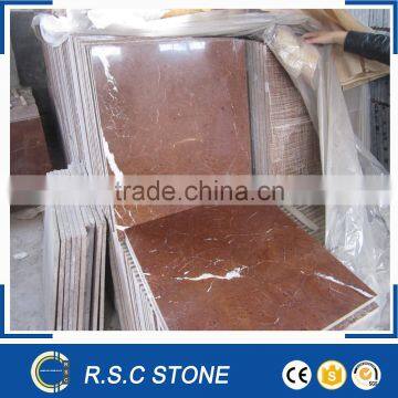 special typle coral red marble tile wholesale