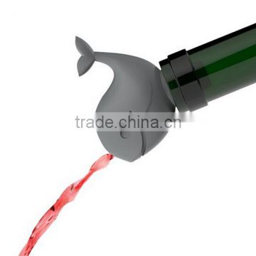 Silicone Wine Pourer and Stopper Spout