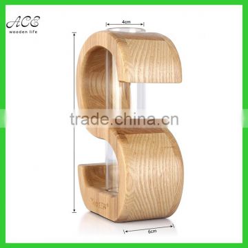 High quality solid wood vase holder