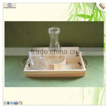 Sushi Tea Serving Home Decorative Wooden Garnish Tray photo-5