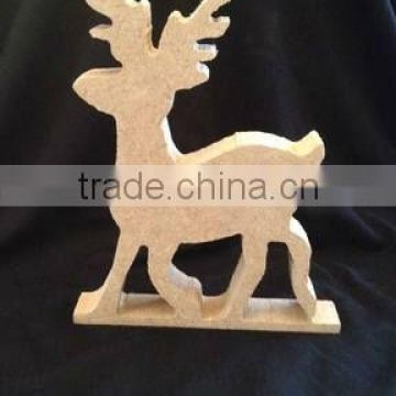 MDF Christmas Decorative White Deer