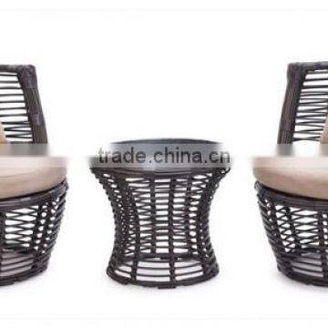 Outdoor All Weather 3pcs rattan bistro set