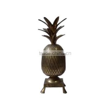 Antique Brass Pineapple Lamp