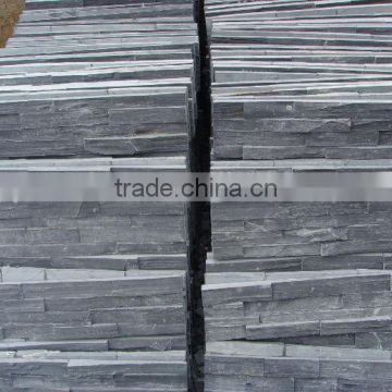 Building material black charcoal cultural stone,Exterior wall decoration,wall stone