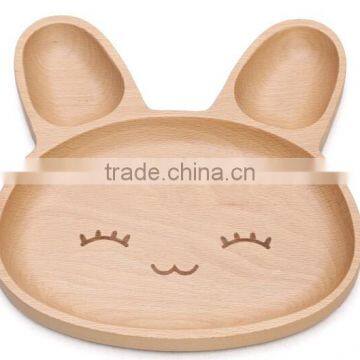 High Grade Creative Cute Rabbit Design Wood Trays for Kinds photo-2