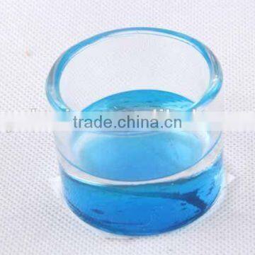 Colorful Round Glass Candle Holder photo-4