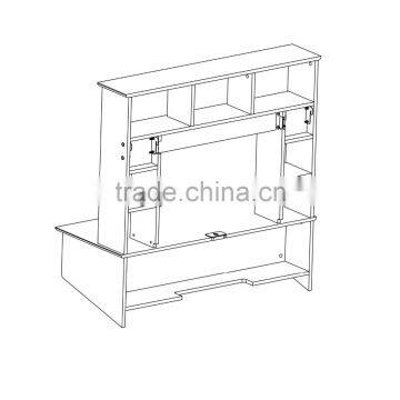 New Design MDF Wood Floating Table Wall Table Living Room Wall Mount Computer Desk Wall Desk photo-4