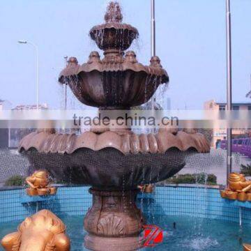 outdoor stone fountains for sale with frog nozzle