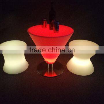 Modern Solar Charging Growing Lighting Colors Change Plastic LED Stool With CE,ROHS,SGS Certificate photo-4