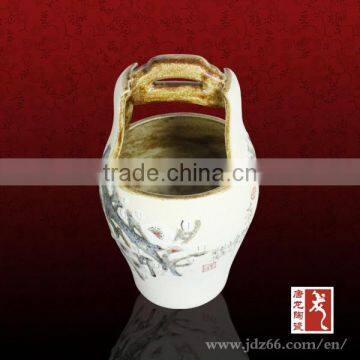 Special Design Excellent Quality Glaze Ceramic Basket for Art Collection photo-2