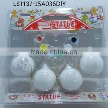 New Ceramic DIY Christmas Paint Set,diy Watercolor Paint Set,paint Brush Set photo-3