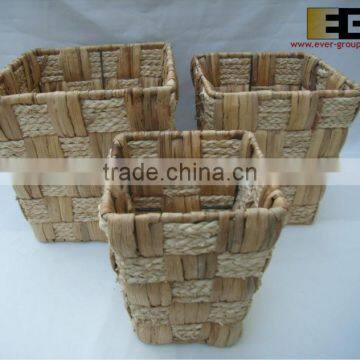 Natural color Water- Hyacinth flower basket/planter