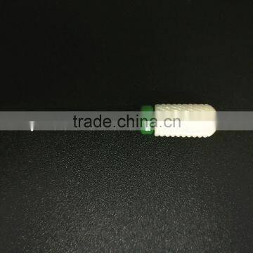 Polishing Drill Barrel Ball Total Length 40MM Course Type Head Blade Diameter 13MM White Ceramic Burr for Nail photo-4