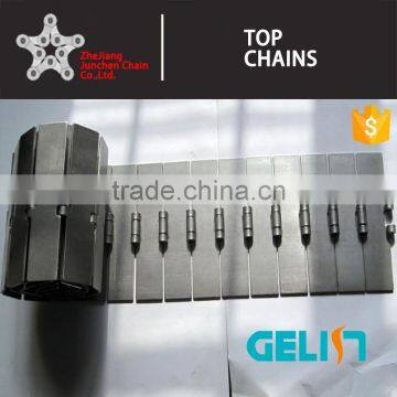 820 Single Hinge Straight Running Stainless Steel Flat Top Chain photo-5