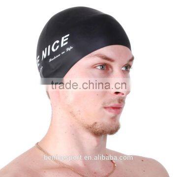Hot Selling Newest Design Silicone Material Adult 3D Swim Cap (CAP-1400) photo-2