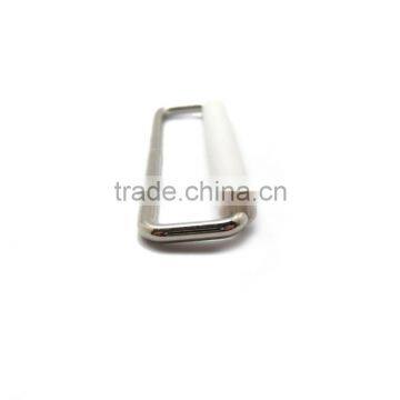 2" X 1/2" Rectangle W/White Rolle, Rectangle Metal Loop W/Roller, Metal Loop With Roller photo-4