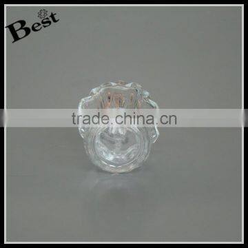 100ml Cosmetic Simple Pragrance Perfume Bottle Glass Empty Crystal Glass Bottle With Brown Metal Cap China Suppliers photo-2