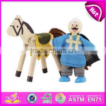 2016 wholesale cheap wooden baby doll toys for sale W06D022