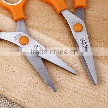 Factory High Quality Colorful Soft Handle Stainless Steel Blade Students Scissors photo-3