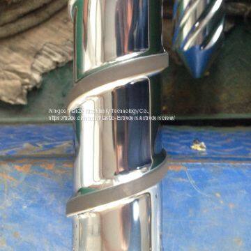 Высокотехнологическая машина для производства пластиковых и резиновых изделий с экструдированием шнекового барабана. Ключевая деталь photo-2