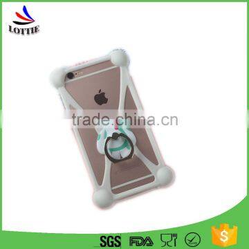 High Quality Colorful Candy Cute Ring Support Universal Soft Silicone Phone Holder Suitable For 3.5-6 Inch Phone Model photo-4