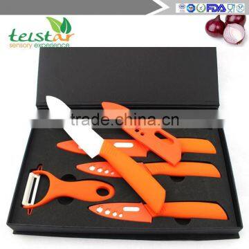 EVA Gift Box Knife With Black Blades Ceramic Knife Set of 4pcs photo-3