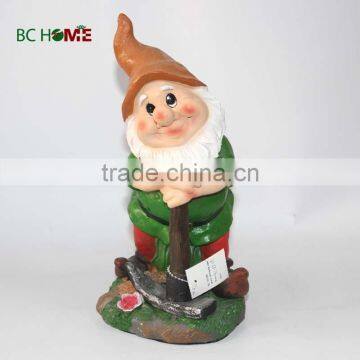 Customizable gnome statue resin garden decoration