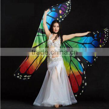 Belly dance butterfly wings isis wings for belly dance rainbow