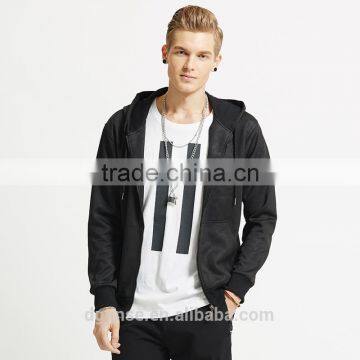 New Arrival fashion leisure hooded casual sportwear mens fitness Outdoor zipper Jacket