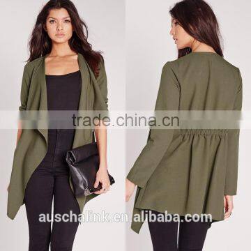 Outdoor Women Cheap Khaki Thin Outer Layer Waterfall Jacket photo-6